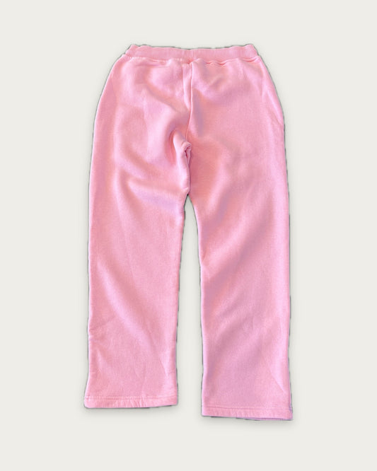 Open Leg Sweatpants in Pink, Rückseite