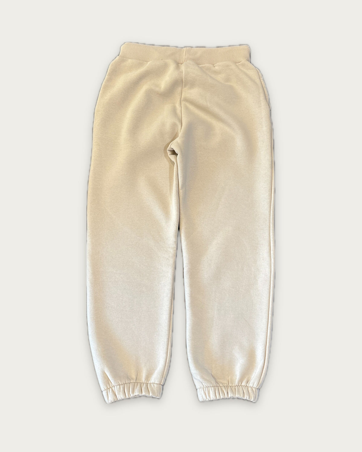Closed Leg Sweatpants in Beige, Rückseite